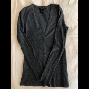 Scoop NYC 100% cashmere tunic cardigan